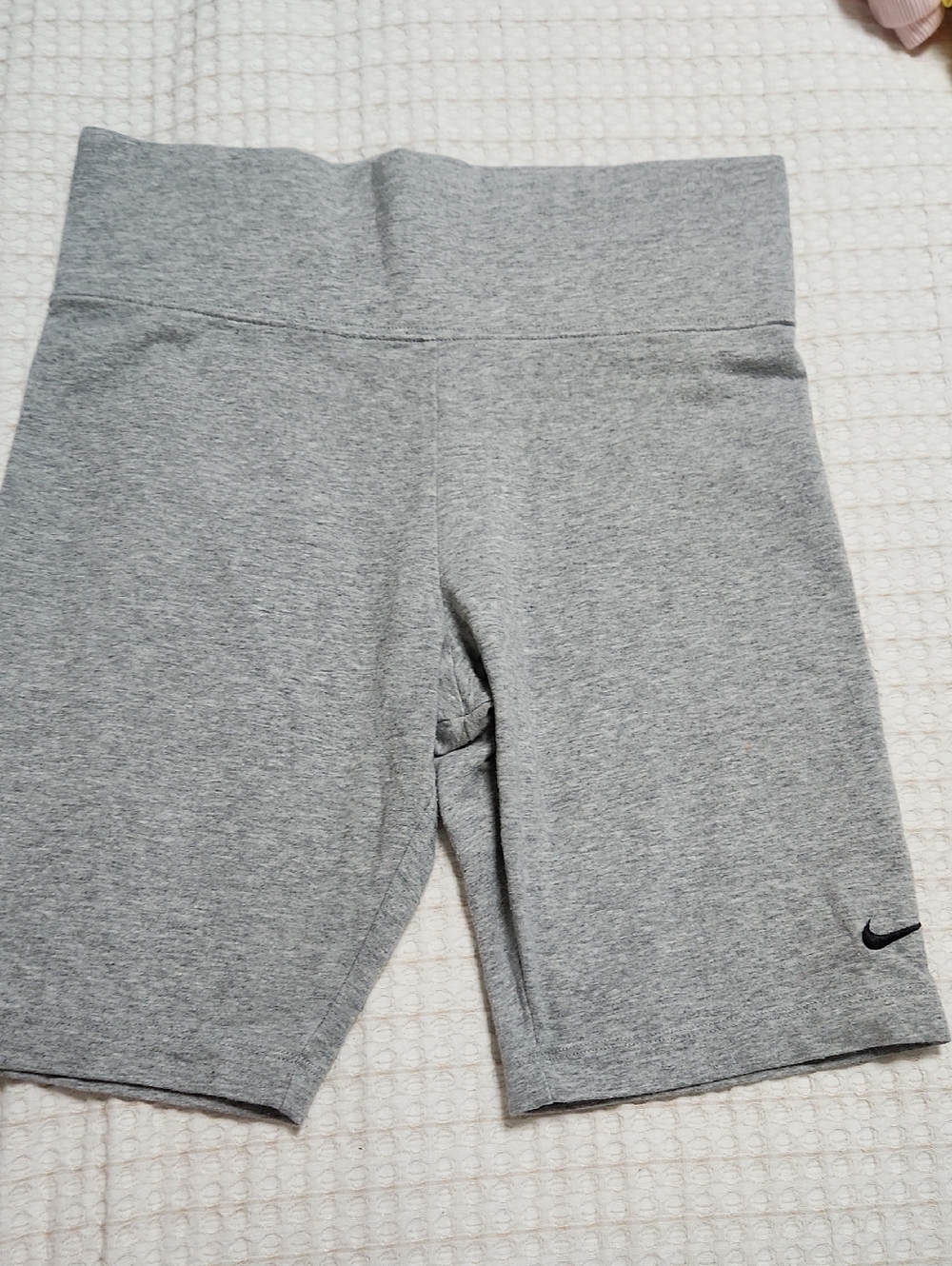 Nike Kids' Gray Athletic Bike Shorts